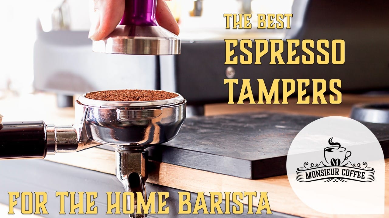 Ranber 53mm Constant Pressure Calibrated Coffee Espresso Tamper Barista Espresso Flat Base Coffee Bean Press Tamper Black