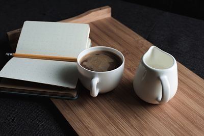 Cup of coffee on a table